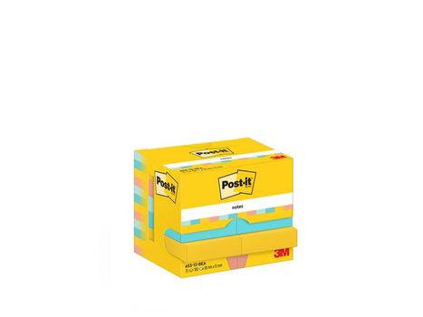 POST-IT Beachside notes 38x51mm 12 stk (7100290157)