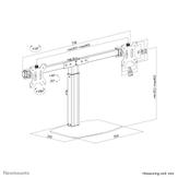 Neomounts by Newstar Flat Screen Desk Mount (FPMA-D865DBLACK)