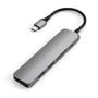 SATECHI Slim Aluminum Type-C Multi-Port Adapter V2 USB 3.2 Gen 1 (3.1 Gen 1) Type-C (ST-SCMA2S)