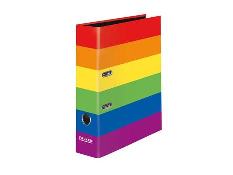 EXACOMPTA Brevordner Falken A4 8cm 2R Rainbow (21001368000F)
