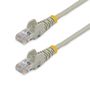 STARTECH 0.5M GRAY CAT5E CABLE SNAGLESS ETHERNET CABLE - UTP CABL (45PAT50CMGR)