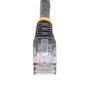 STARTECH 15M CAT5E BLACK MOLDED RJ45 UTP CAT 5E PATCH CABLE CORD 15 M CABL (M45PAT15MBK)