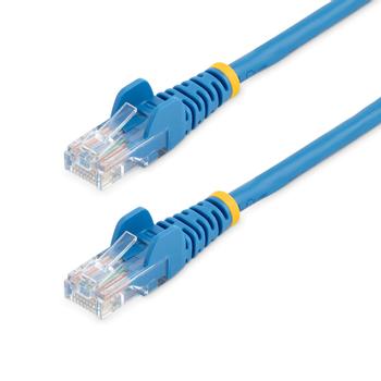 STARTECH StarTech.com 0.5m Blue Snagless Cat5e Patch Cable (45PAT50CMBL)