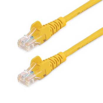 STARTECH StarTech.com 0.5m Yellow Snagless Cat5e Patch Cable (45PAT50CMYL)