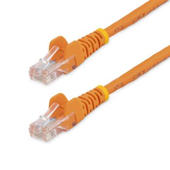 STARTECH StarTech.com 1m Orange Snagless Cat5e Patch Cable (45PAT1MOR)