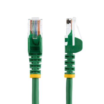 STARTECH StarTech.com 0.5m Green Snagless Cat5e Patch Cable (45PAT50CMGN)