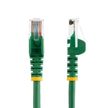 STARTECH 2M CAT 5E GREEN SNAGLESS ETHERNET RJ45 CABLE MALE TO MALE CABL (45PAT2MGN)