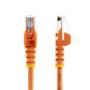STARTECH StarTech.com 0.5m Orange Snagless Cat5e Patch Cable (45PAT50CMOR)