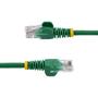 STARTECH StarTech.com 0.5m Green Snagless Cat5e Patch Cable (45PAT50CMGN)
