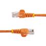 STARTECH "Cat5e Ethernet Patch Cable with Snagless RJ45 Connectors - 0,5 m, Orange"	 (45PAT50CMOR)