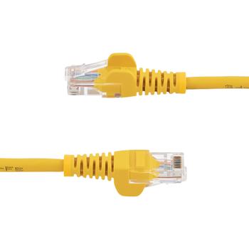 STARTECH 1M CAT 5E YELLOW SNAGLESS ETHERNET RJ45 CABLE MALE TO MALE CABL (45PAT1MYL)