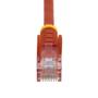 STARTECH 1M CAT 5E RED SNAGLESS ETHERNET RJ45 CABLE MALE TO MALE CABL (45PAT1MRD)