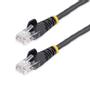 STARTECH 7M BLACK CAT5E CABLE SNAGLESS ETHERNET CABLE - UTP CABL