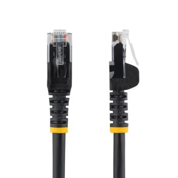 STARTECH 10M BLACK CAT5E CABLE SNAGLESS ETHERNET CABLE - UTP CABL (45PAT10MBK)