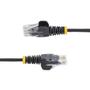 STARTECH 2M SLIM CAT6 CABLE - BLACK SNAGLESS - 28 AWG COPPER WIRE CABL (N6PAT200CMBKS)