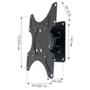 TECHLY 19-37" Wall Bracket For Led (ICA-LCD 2900B)