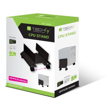 TECHLY Cpu Steel Holder With Wheels, (ICA-CS 34)