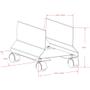 TECHLY Cpu Steel Holder With Wheels, (ICA-CS 34)
