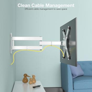 TECHLY Tv Mount 139.7 Cm (55") White (ICA-PLB 136MW)