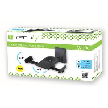 TECHLY Couple Speakers Wall Brackets (ICA-SP SS201)