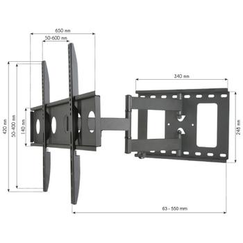 TECHLY Ica-Plb 148L Tv Mount 165.1 (ICA-PLB 148L)