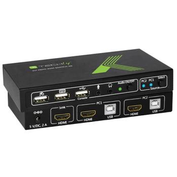 TECHLY 2X1 Usb Hdmi 4Kx2K Idata  (028696)
