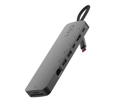 LINQ 9in1 SSD PRO USB-C Multiport Hub, USB-C PD 10, 0W, HDMI, USB-C 10Gbps, RJ45 2.5 Gbps (LQ48020)