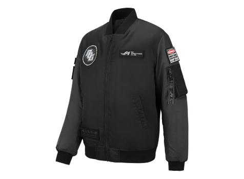 ASUS ROG COSMIC BOMBER JACKET, Regular Fit, Black Grey - Size S (90GC01C0-BLT000)