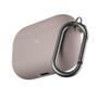 KEYBUDS PodSkinz HyBridShell Series Keychain Etui - Premium hardshell tredobbelt lag etui til dine Airpods Pro - Pastel Pink