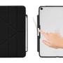 PIPETTO iPad 10,9" (10:e generationen) Origami No3 pennfodral - Svart (P053-49-V)