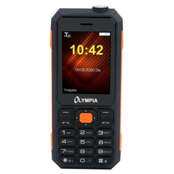 OLYMPIA Mobiltelefon Active schwarz/ orange Outdoor (2283)