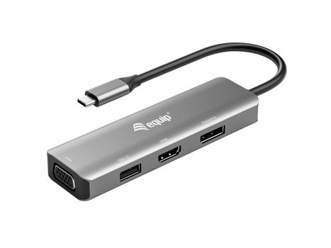 EQUIP Usb-C To Hdmi/ Displayport/ Vga (133485)