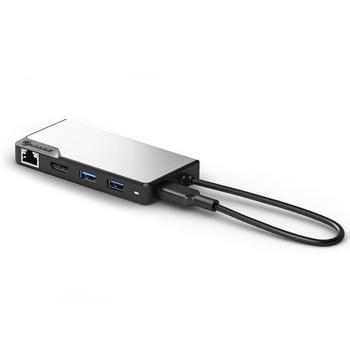 ALOGIC ALOGIC USB-C Fusion ALPHA V2 5-i-1-hubb HDMI, USB, Ethernet och PD ? Rymdgrå (UCFUPRGEV2-SGR)