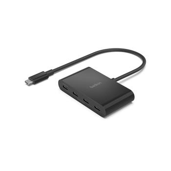BELKIN Connect - Hubb - 4 x USB-C - skrivbordsmodell (AVC018BTBK)