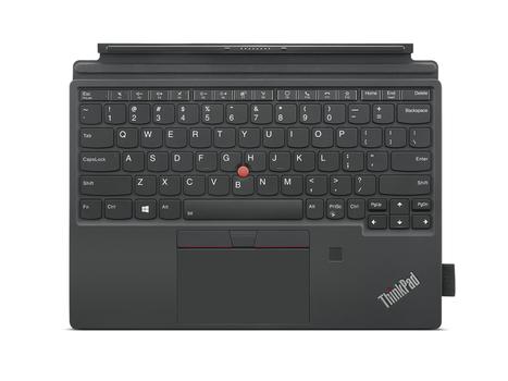 LENOVO o Folio - Keyboard - with touchpad, Trackpoint,  UltraNav - backlit - POGO pin - QWERTY - UK - black - OEM - brown box - for ThinkPad X12 Detachable 20UV, 20UW (4Y41C14254)