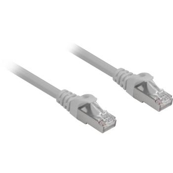 SHARKOON network cable RJ45 CAT.6a SFTP LSOH grey 1,0m - HalogenFree (4044951018420)