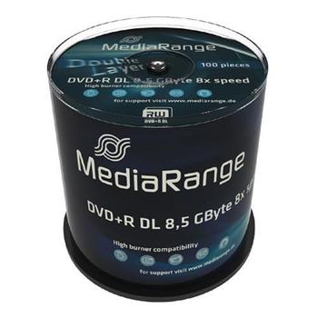 MediaRange Blank Dvd 8.5 Gb Dvd+R Dl 100  (MR470)