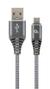 GEMBIRD Cablexpert Premium - USB-kabel - USB-C (P) til USB (han) - USB 2.0 - 2.1 A - 1 m - hvid, space grey