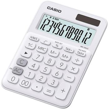 CASIO Calculator Desktop Basic White (MS-20UC-WE)