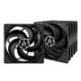 ARCTIC COOLING Cooling P14 Case Fan 140mm w/ PWM control and PST cable 5 pack Black