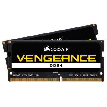 Corsair Vengeance - DDR4 - sett - 32 GB: 2 x 16 GB - SO DIMM 260-pin - 2933 MHz / PC4-23400 - ikke-bufret (CMSX32GX4M2A2933C19)
