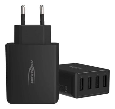 ANSMANN Home Charger HC430 4xUSB 3000mA black (1001-0107)