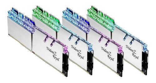 G.SKILL Trident Z Royal 128GB (4-KIT) DDR4 4000MHz CL18 Silver RGB (F4-4000C18Q-128GTRS)