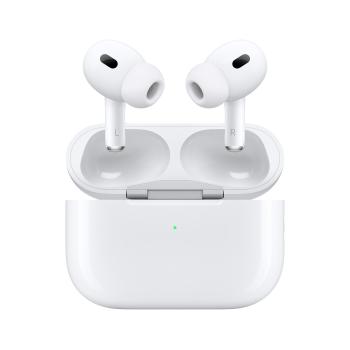 APPLE AirPods Pro - 2nd generation - true wireless earphones with mic - in-ear - Bluetooth - active noise cancelling - white (MQD83ZM/A)