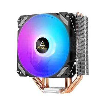 ANTEC A400i - Koeler voor processor - (voor: LGA1156, AM2, AM2+, LGA1366, AM3, LGA1155, AM3+, LGA2011, FM1, FM2, LGA1150, FM2+, LGA1151, AM4, LGA1200, LGA1700) - koperen warmtepijpen met aluminium vinnen - (0-761345-10913-0)