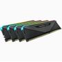 CORSAIR 128GB (4 x 32 GB) DDR4 3200MHz CL16 Vengeance RGB RT Svart