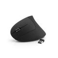 MediaRange Ergonomic 6-button wireless optical mouse for lefthanders, black