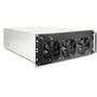 INTER-TECH 4F28 Mining Rack 4U 19" Rack Silver, Svart