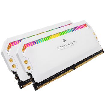 CORSAIR Dominator Platinum RGB 16GB (2-KIT) DDR4 3600MHz CL18 White (CMT16GX4M2C3600C18W)