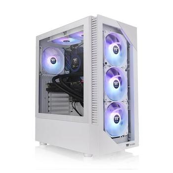 THERMALTAKE View 200 Tg Snow Argb Midi  (CA-1X3-00M6WN-00)
